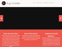 Tablet Screenshot of buygranites.com